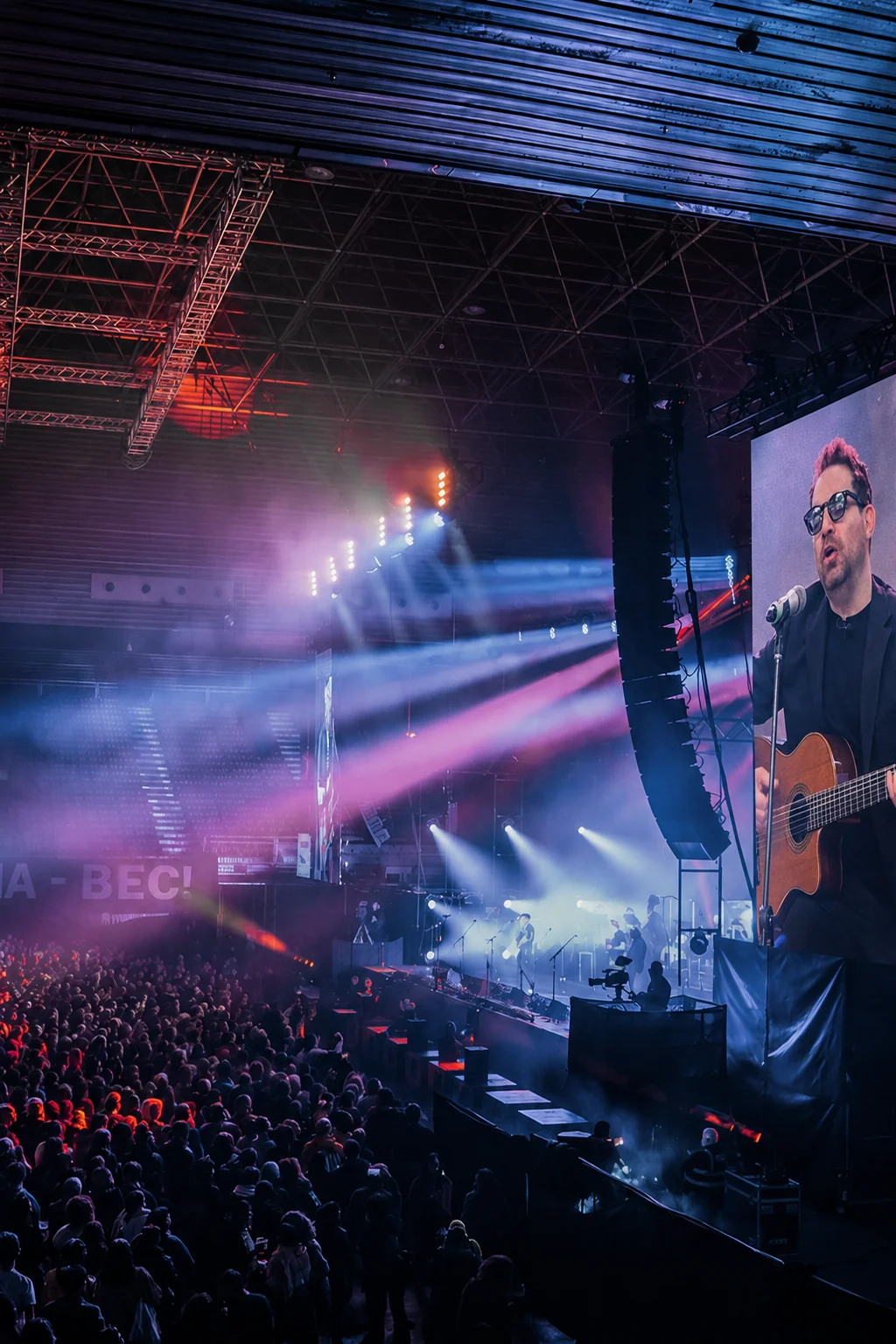 Alquiler line array profesional evento Quito Ecuador